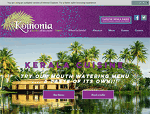 Tablet Screenshot of koinoniarestaurant.com